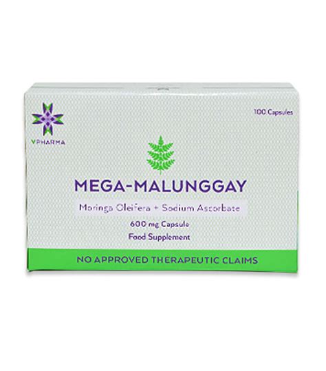 VPHARMA MEGA MALUNGGAY CAPSULES.